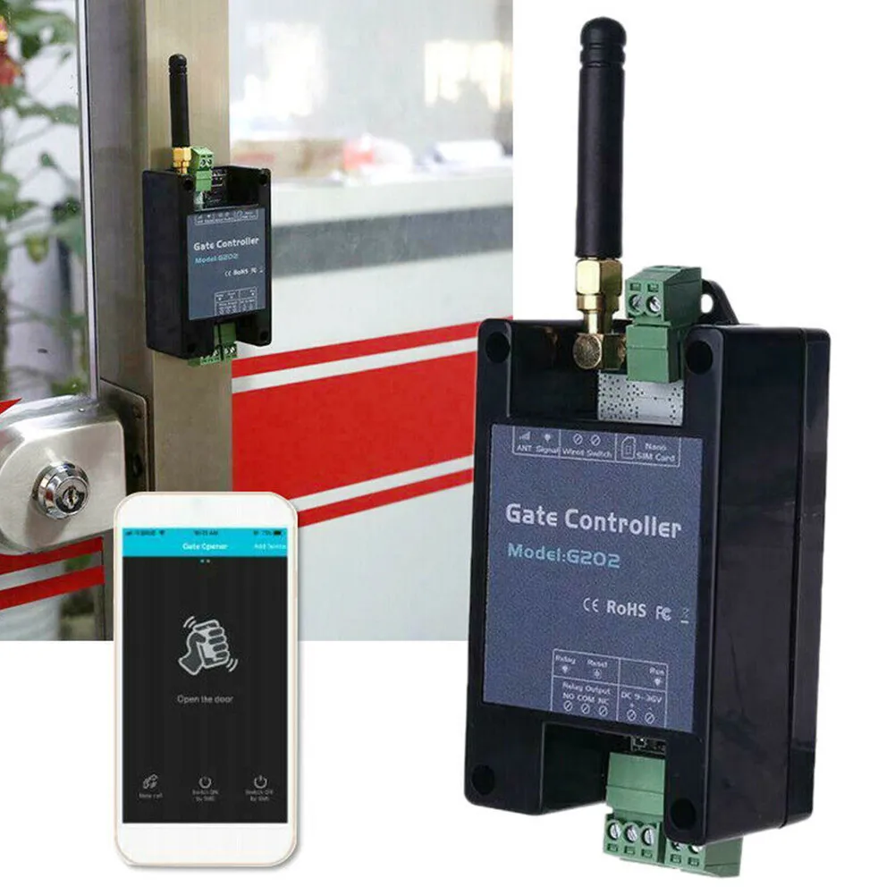 

Relay Controller G202 Door Gate Opener Remote On/Off Relay Switch Control Access Wireless Free Access Control Door Opener