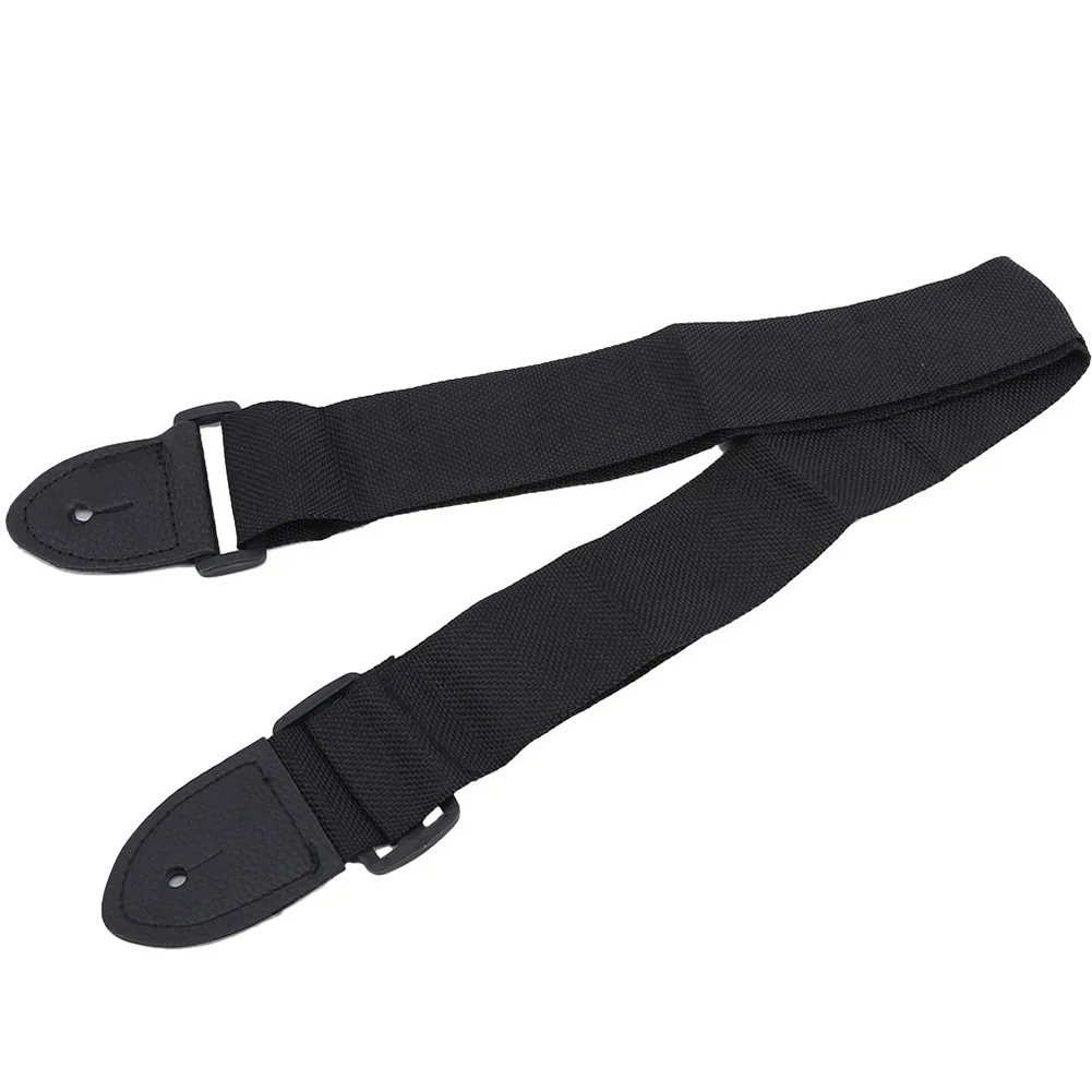 

Guitar Strap Adjustable For Acoustic Electric Guitars Bass Ukulele Black Nylon 5cm Width Generics Construction High Qualit Belt