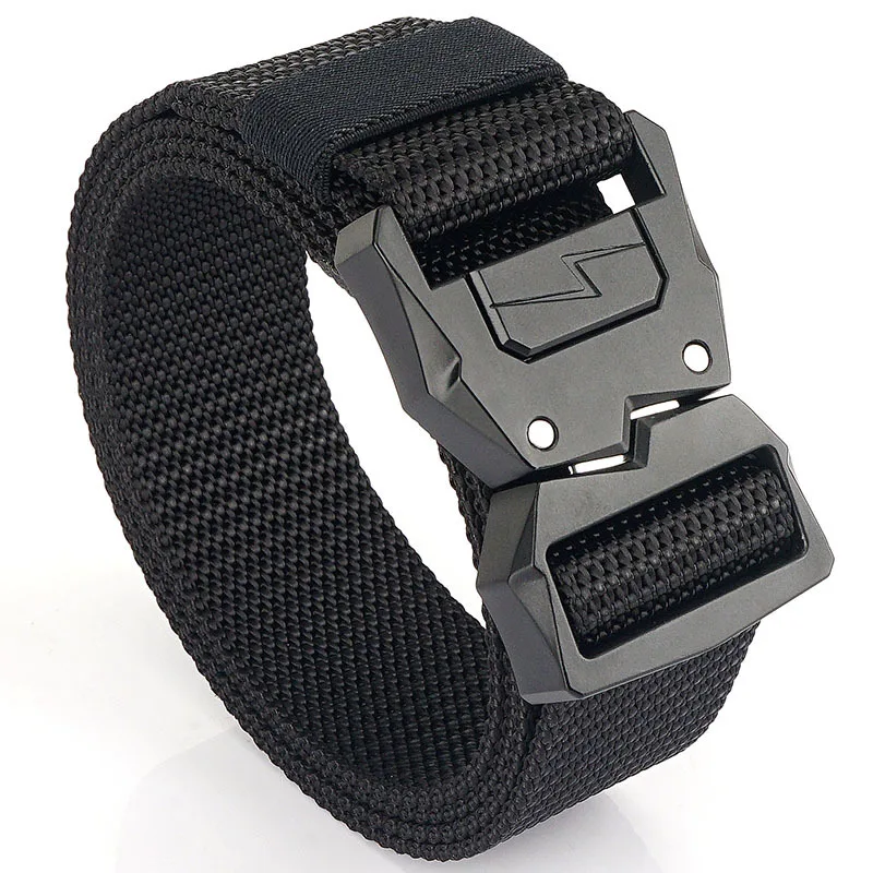 

2022 new fashion youth buckle quick-drying nylon bead pattern men's outdoor tactical belt