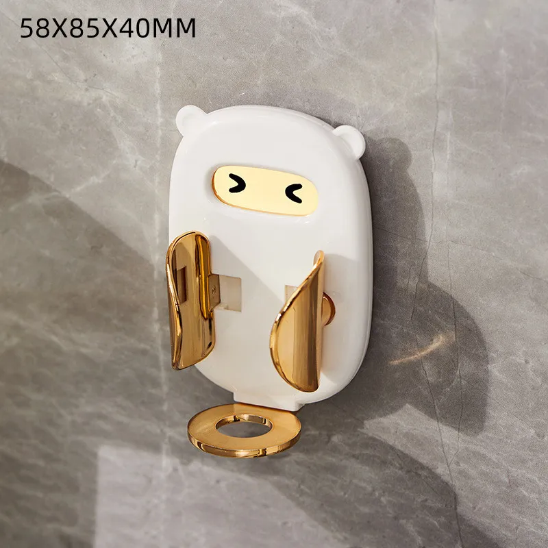 

Симпатичный держатель для электрической зубной щетки для детей и взрослых, регулируемая настенная сушилка для зубных щеток, органайзер для зубных щеток в ванную комнату