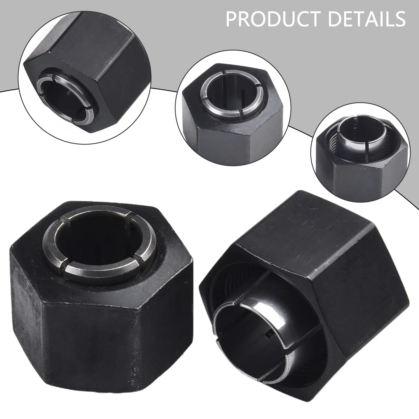 2 шт. 12 мм 7 цанга для фрезы DW6212 DW616 DW618 DW621K DW616M фрезерный станок дома DIY