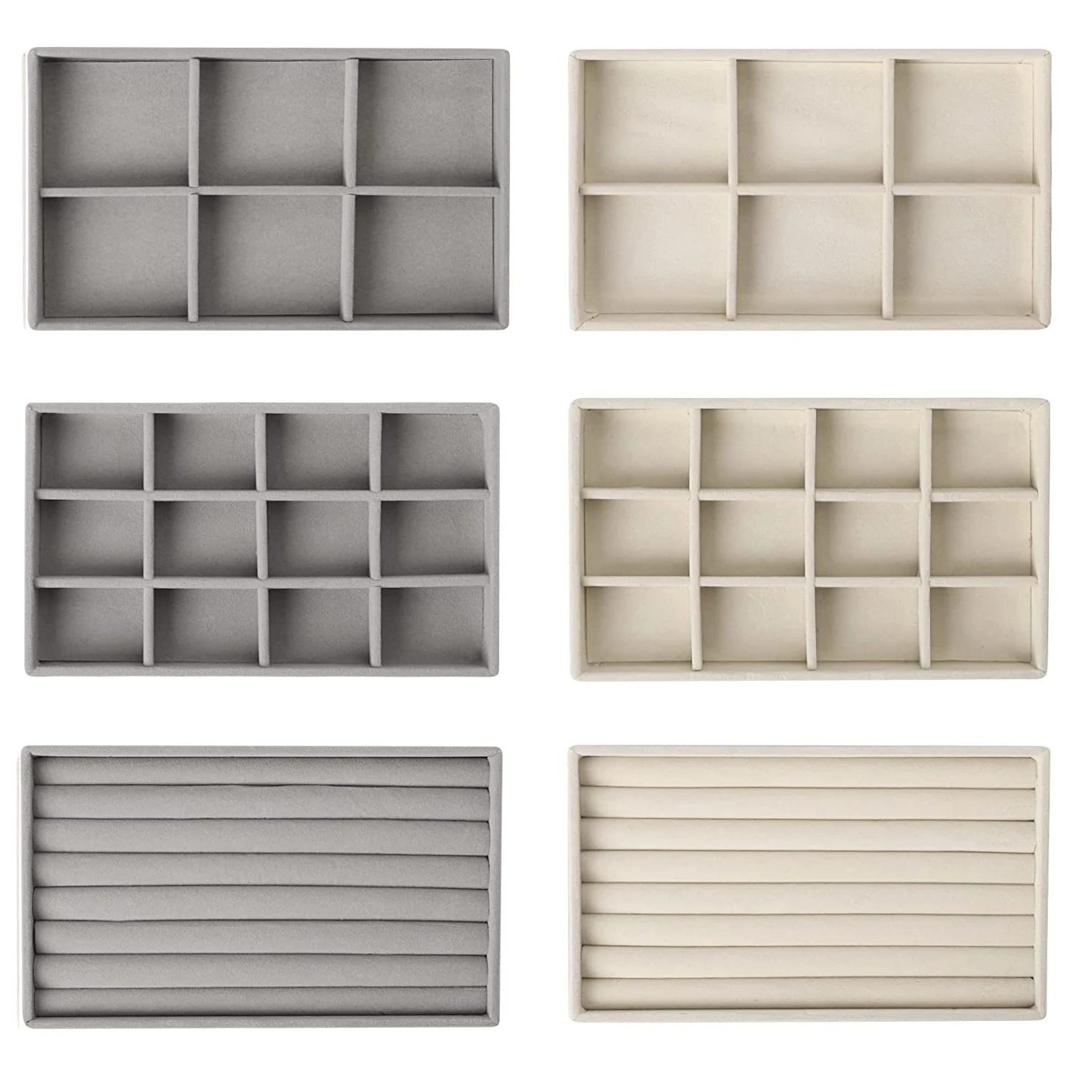 Органайзер для ювелирных изделий бархатный лоток хранения демонстрационная