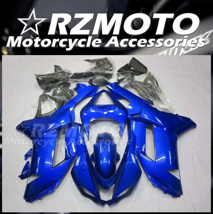 

Стильные новые комплекты обтекателей из АБС-пластика, подходят для Kawasaki Ninja ZX-6R ZX6R 636 2007 2008 07 08, комплект обтекателей ярко-синего цвета