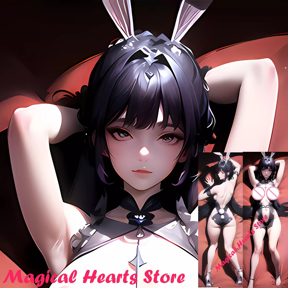 

Аниме дакимакура зайчик девочка Сделай Сам индивидуальное домашнее постельное белье обнимающая подушка для тела обложка чехол дропшиппинг