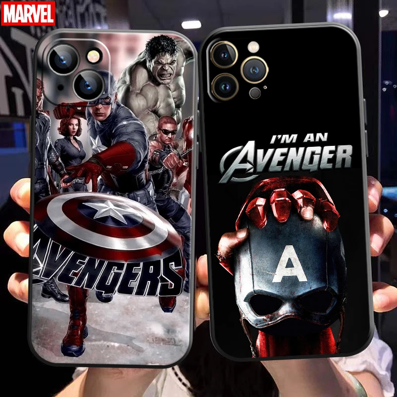 

Avengers Captain America For Apple iPhone 13 12 11 Pro 12 13 Mini X XR XS Max 5 6 6S 7 8 Plus SE2020 Phone Case TPU