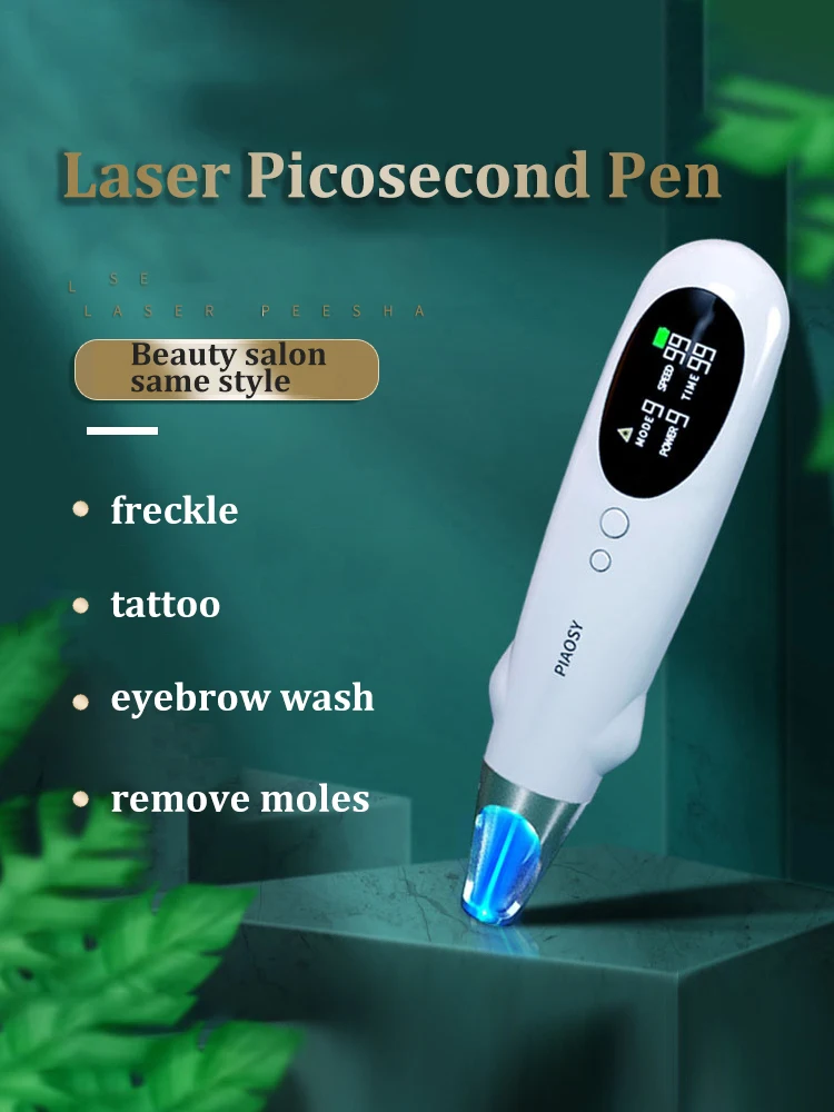 

9+9 laser picosecond pen tattoo freckle removal mole black spot scar treatment machine pigment remover red and blue laser pen