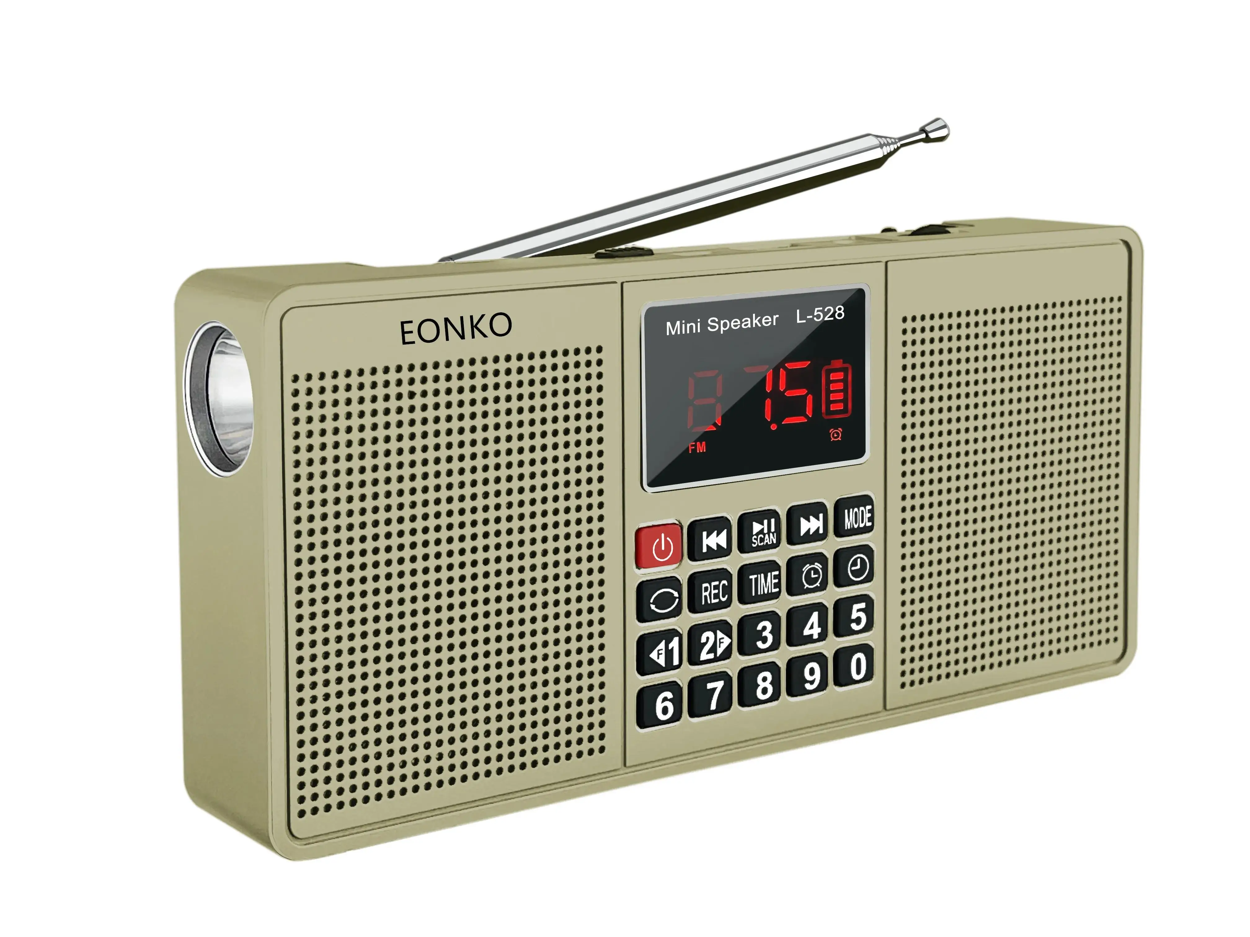 Многофункциональный стерео радиодинамик EONKO L-528 с Bluetooth AM FM TF USB Handsfree AUX-рекордер