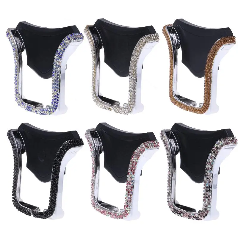 

Universal Car Phone Holder With Bing Crystal for rhinestone Car Air Vent Mount C