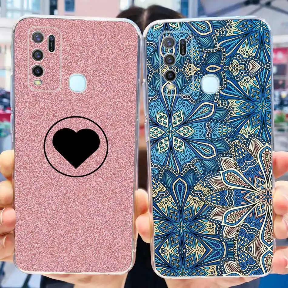 ДЛЯ Vivo Y30 Y30i Y50 чехол для телефона 4G 1938 1935 элегантные мягкие силиконовые