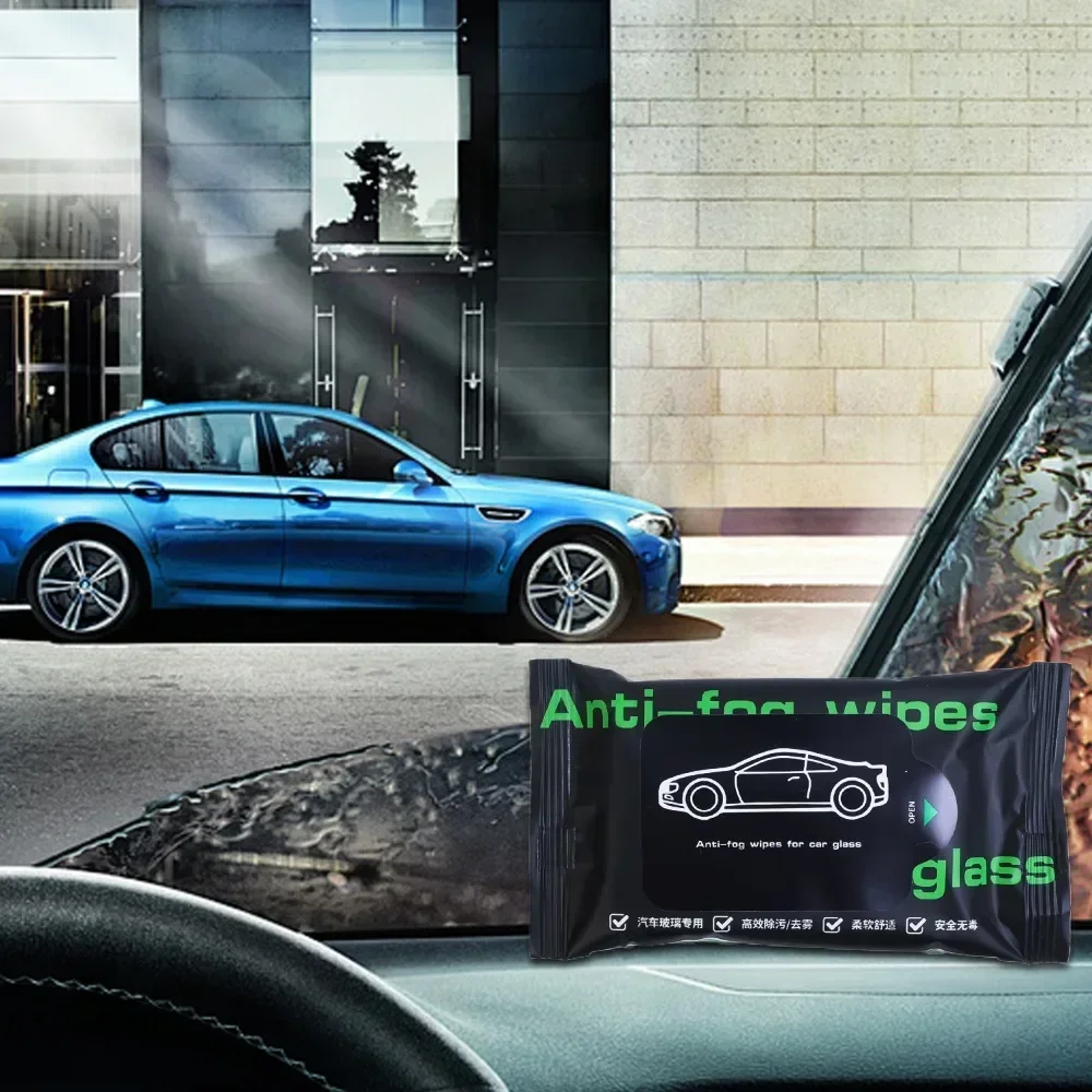 Противозапотевающие влажные салфетки для автомобильного стекла универсальные