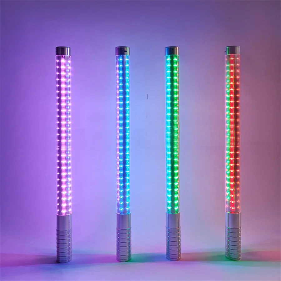Сменная светодиодная Стробоскопическая дубинка RGB перезаряжаемые светодиодные