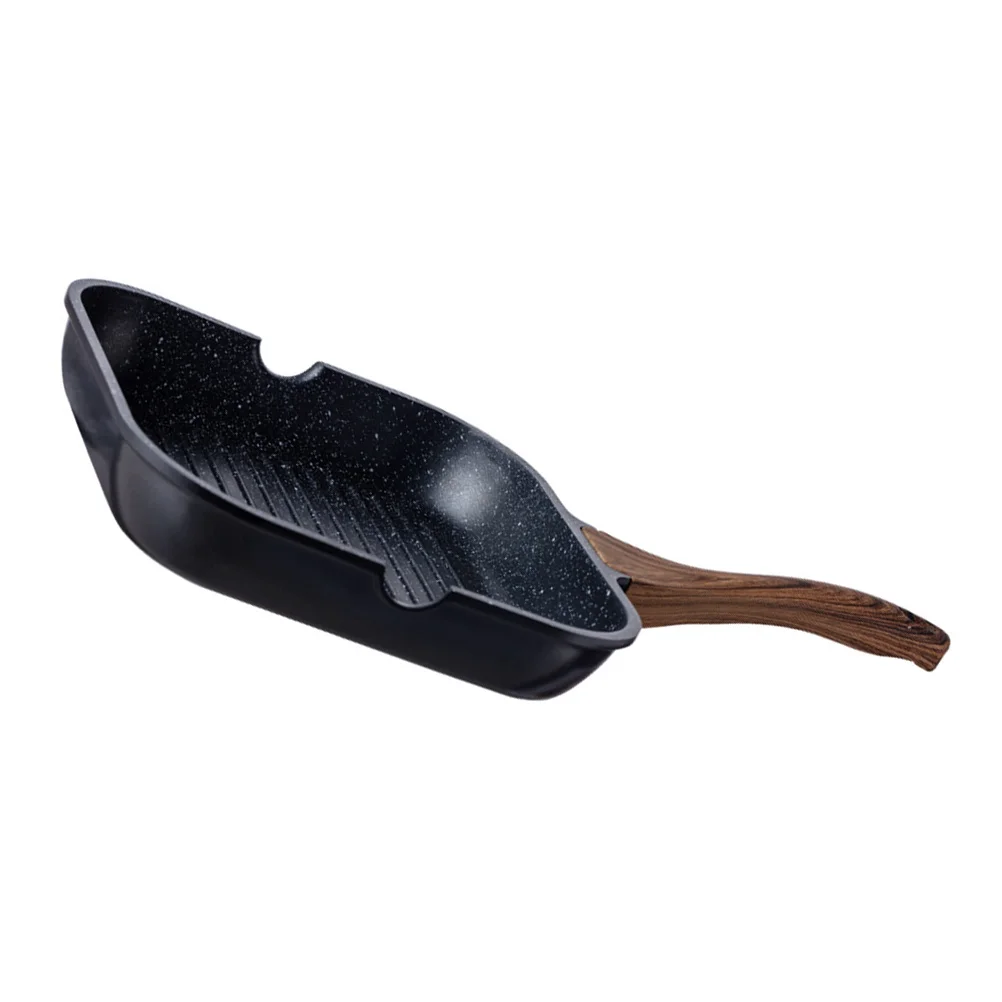 

Durable Handle Design Steak Frying Pan Home Non-stick Food Wok Pan for Home