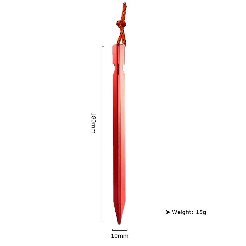 

Колышки для палатки 18 см, оборудование для палатки, 5 шт. колышек, аксессуары для кемпинга, алюминиевая палатка, уличный сплав
