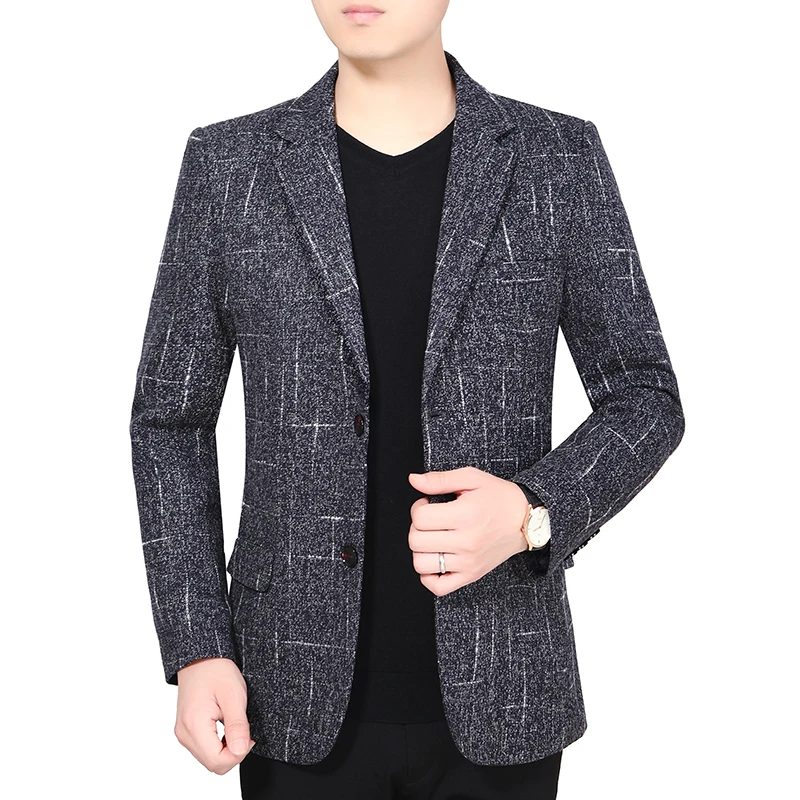 

Khaki 2023 New Small Suit Jacket Slim Slim Suit Leisure Xidan West Men's Small Suit Dad
