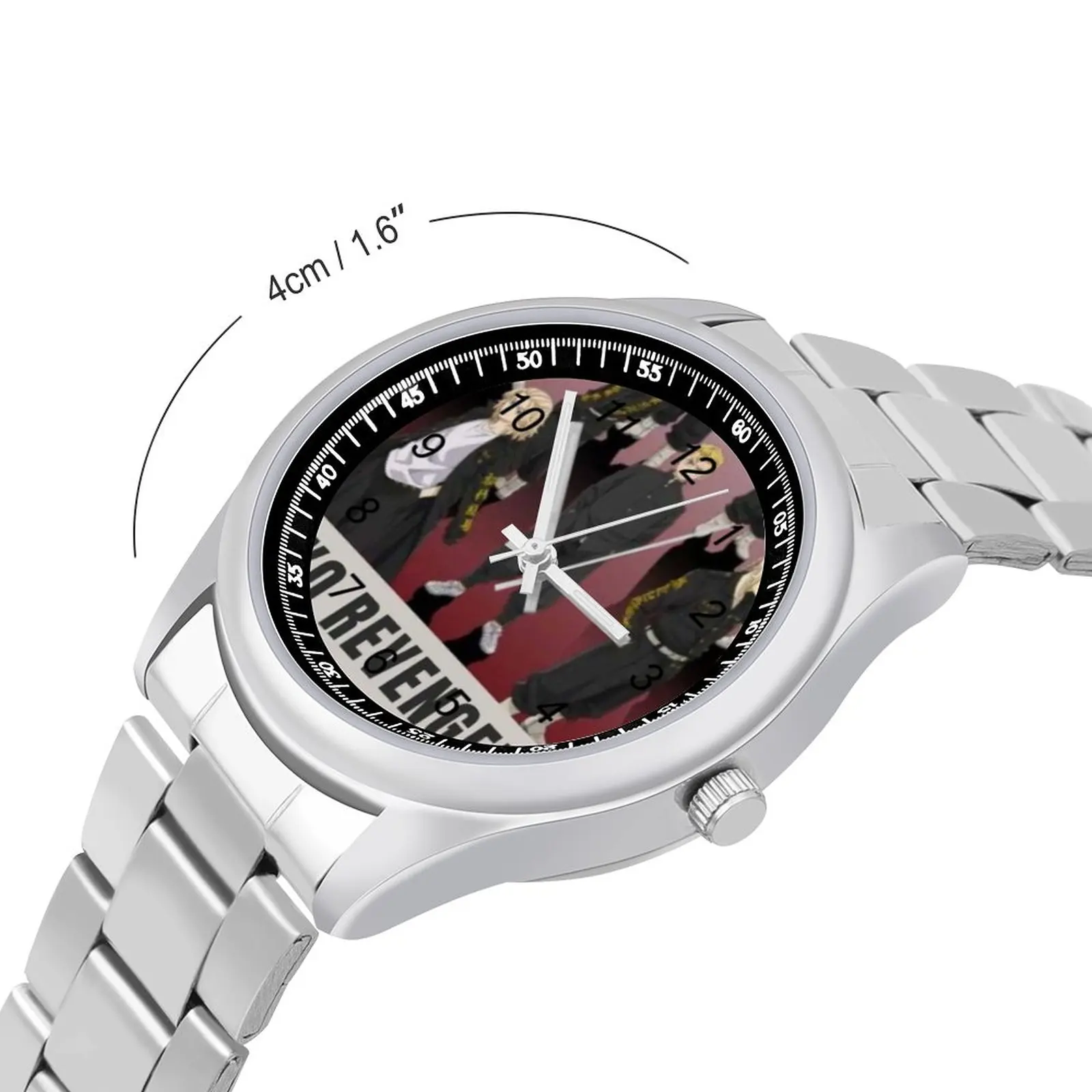 Кварцевые часы с рисунком Токио рептилии аниме Классические наручные из