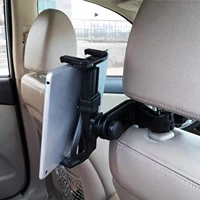 car tablet holder headrest mount holder for tablet adjustable phone mount 360 degree rotation bracket for galaxy tablet phone