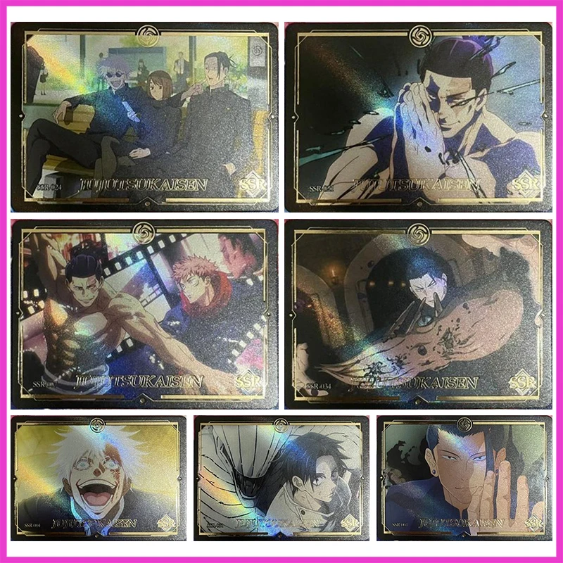Аниме Дзюдзюцу Кайсен Редкая игра SSR Коллекционные карты Satoru Gojo Kugisaki Nobara Itadori Yuji