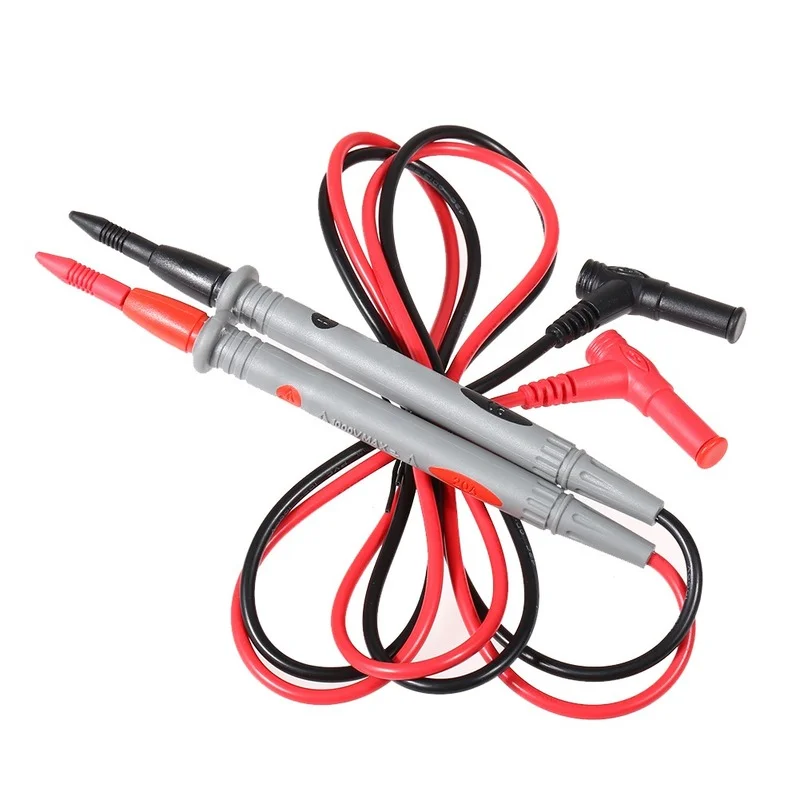 

1 Pair Digital Multimeter Probe Soft-silicone-wire Needle-tip Universal Test Leads with Alligator Clip for LED Tester Multimetro