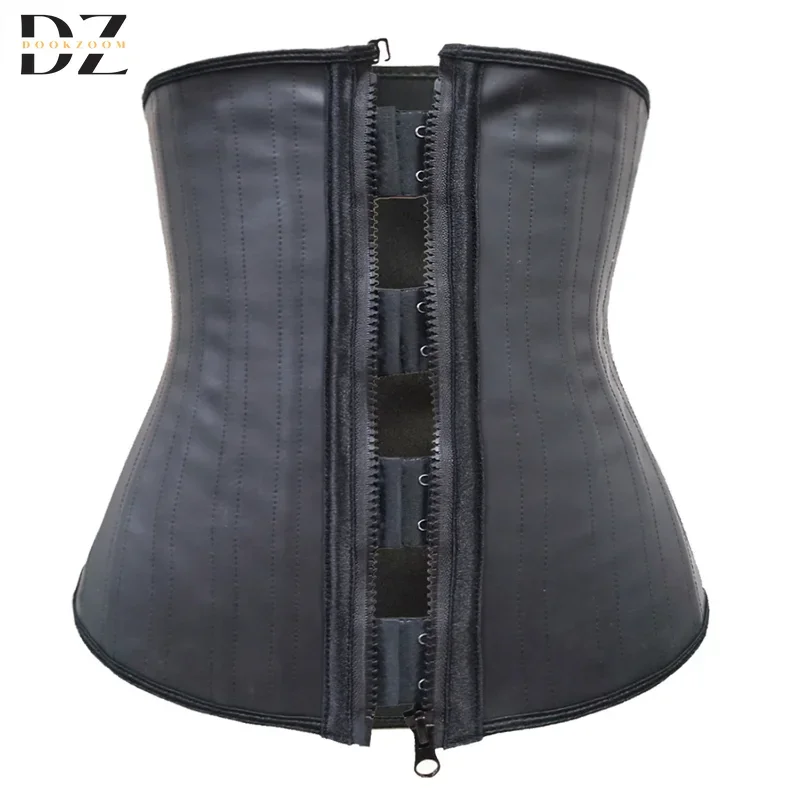 Латексный корсет для талии 25 стальных костей утягивающий пояс моделирующий