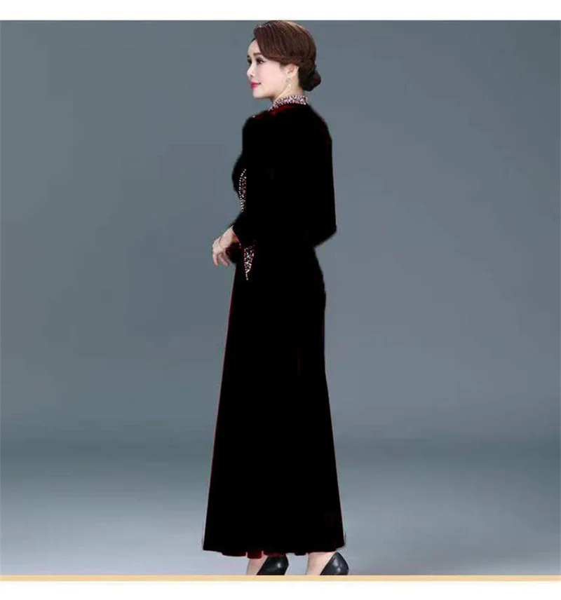 Тяжелое платье со стразами элегантное Новинка осени 2022 Свадебное женское