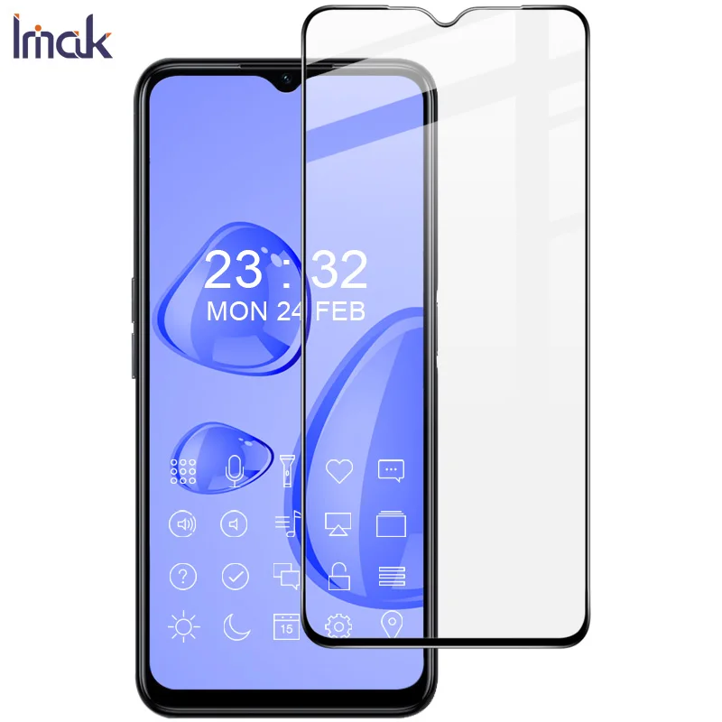 

Imak Pro + Полное закаленное стекло для Realme C35 защита для экрана Защитная стеклянная пленка для Realme C35