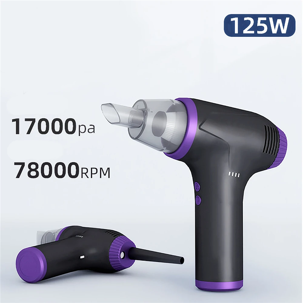 

78000RPM Wireless Vacuum Cleaner Portable Handheld Super Suction Dust Dust Collector Air Blower for Car PC Keyboard Home Cleaner