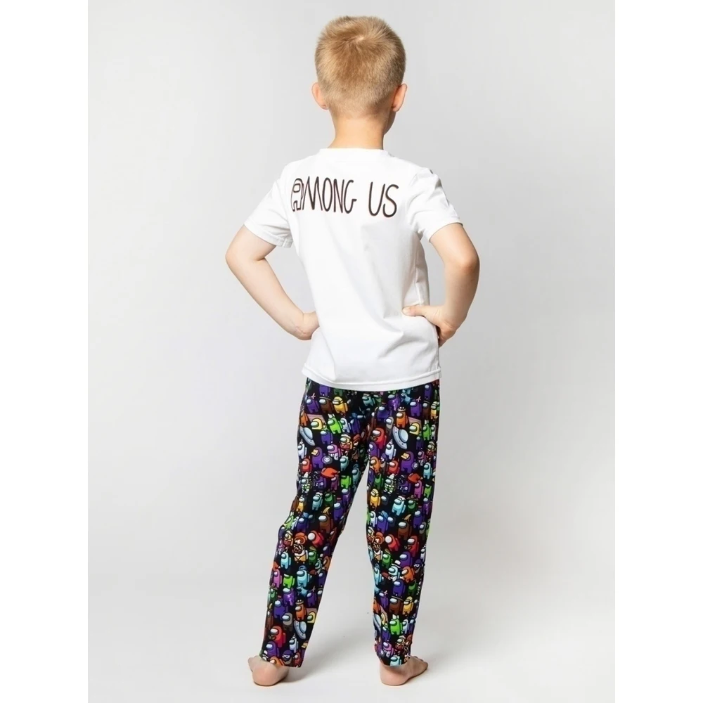 Пижамный комплект для мальчика FortyFour KPJ002 белый хлопок 100% |
