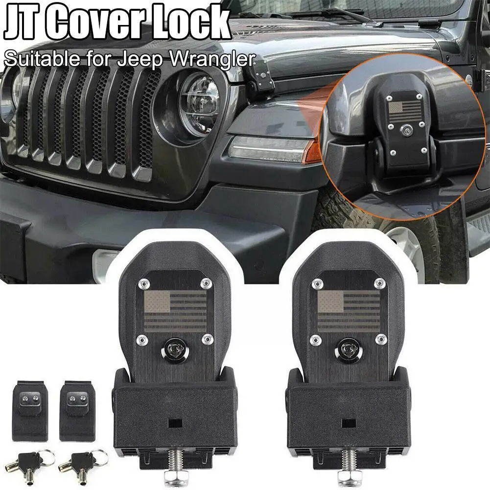 

Car Engine Locks Hood Latch Catch With Key Lock Accessories for Jeep Wrangler JL Models 2018 2019 2020 2021 2022 2023(SE/SP F0O7