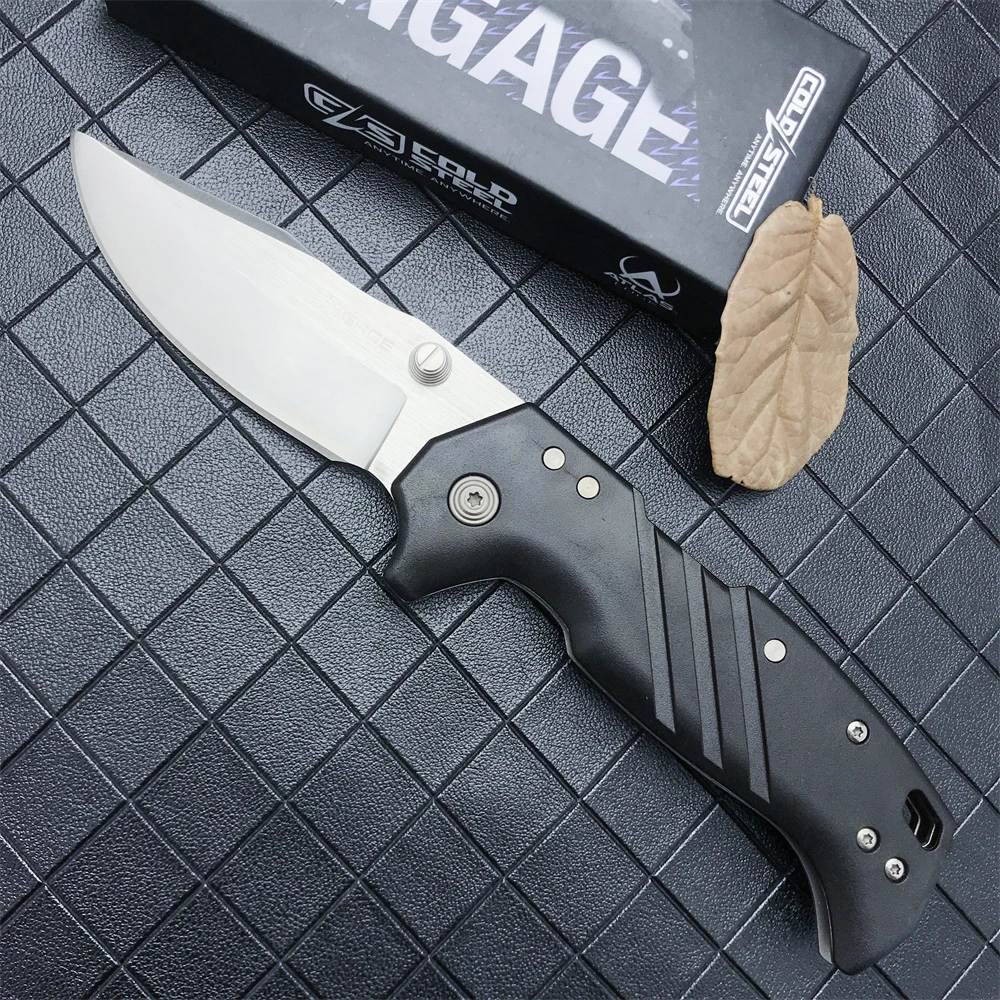 

Cold Steel 35DPLC Survival Pocket Folding Knife 8Cr13Mov Blade Nylon Wave Fiber Handle Tactical Military Camping Hunting Navaja