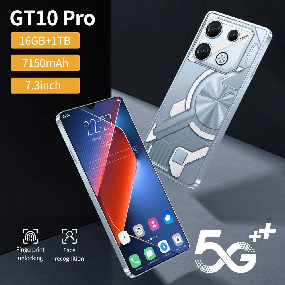 Оригинальный смартфон GT-10 Pro Global Version с экраном HD7.3 16G + 1T 5G разблокированные