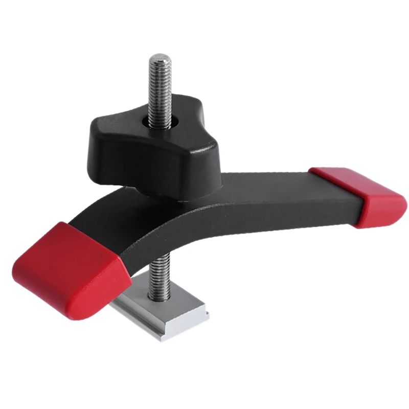 

T Clamp Wood Clamp Slide Slot Track Stopper Woodworking Screw Positioning Limiter Miter Clip Wood Clamp Clamping Tools