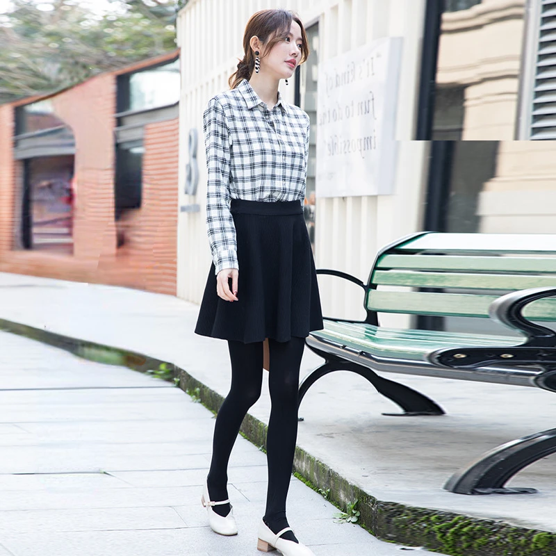 Plush Thickened Leggings, Warm and Fashionable In Winter, Wear High Waist Silk Cotton Pants, Step on Women's High Elastic Tights
