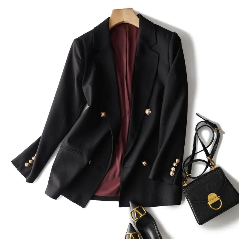 Andy SIDEY Quali готовая к ношению одежда с флисом двубортный свободный утягивающий