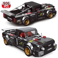 Gift For Children Boys Technical Ideas Famous Truck Model Building Blocks Speed Sports Car Bricks Educational Toys Holiday