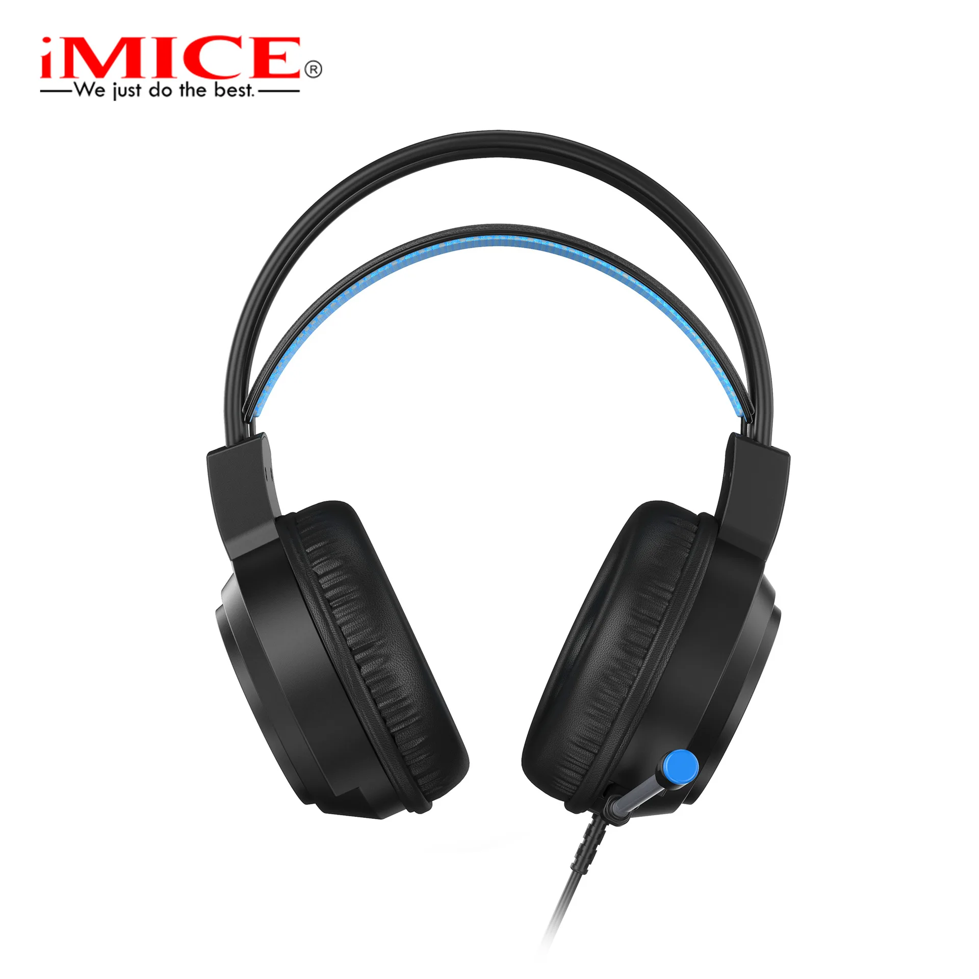 Фото Бренд IMICE HD-480, трансграничная оптовая продажа, новая ослепительная компьютерная игровая гарнитура, проводная игровая гарнитура №4