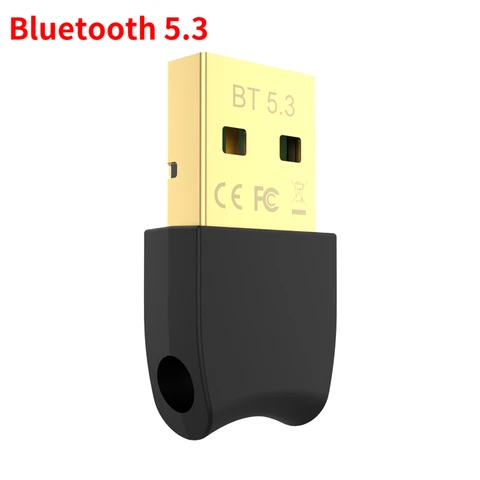 USB Bluetooth 5,4 адаптер передатчик приемник беспроводной USB Bluetooth аудио адаптер Bluetooth 5,3 ключ для ПК компьютера ноутбука