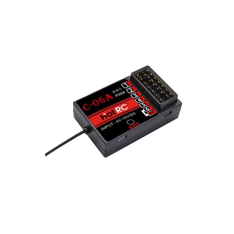 Фото HOTRC DS-600 6CH 2,4 GHz FHSS радиосистема передатчик дистанционный контроллер DS600 PWM/4 2 GFSK 6CH приемник для радиоуправляемой лодки №4