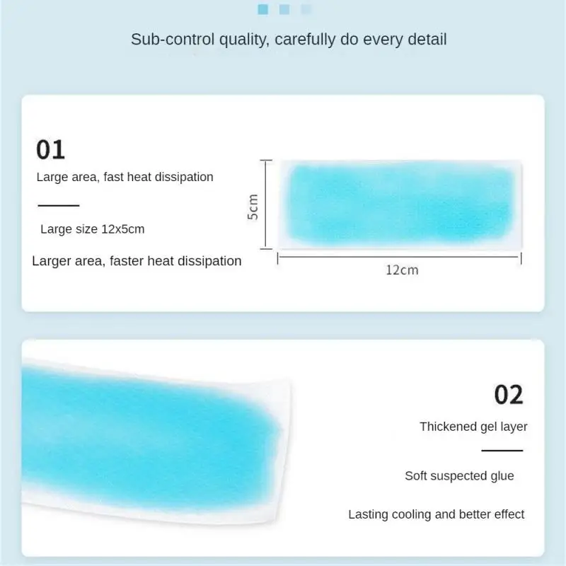 1/3/5 шт. охлаждающие наклейки с фруктовым вкусом