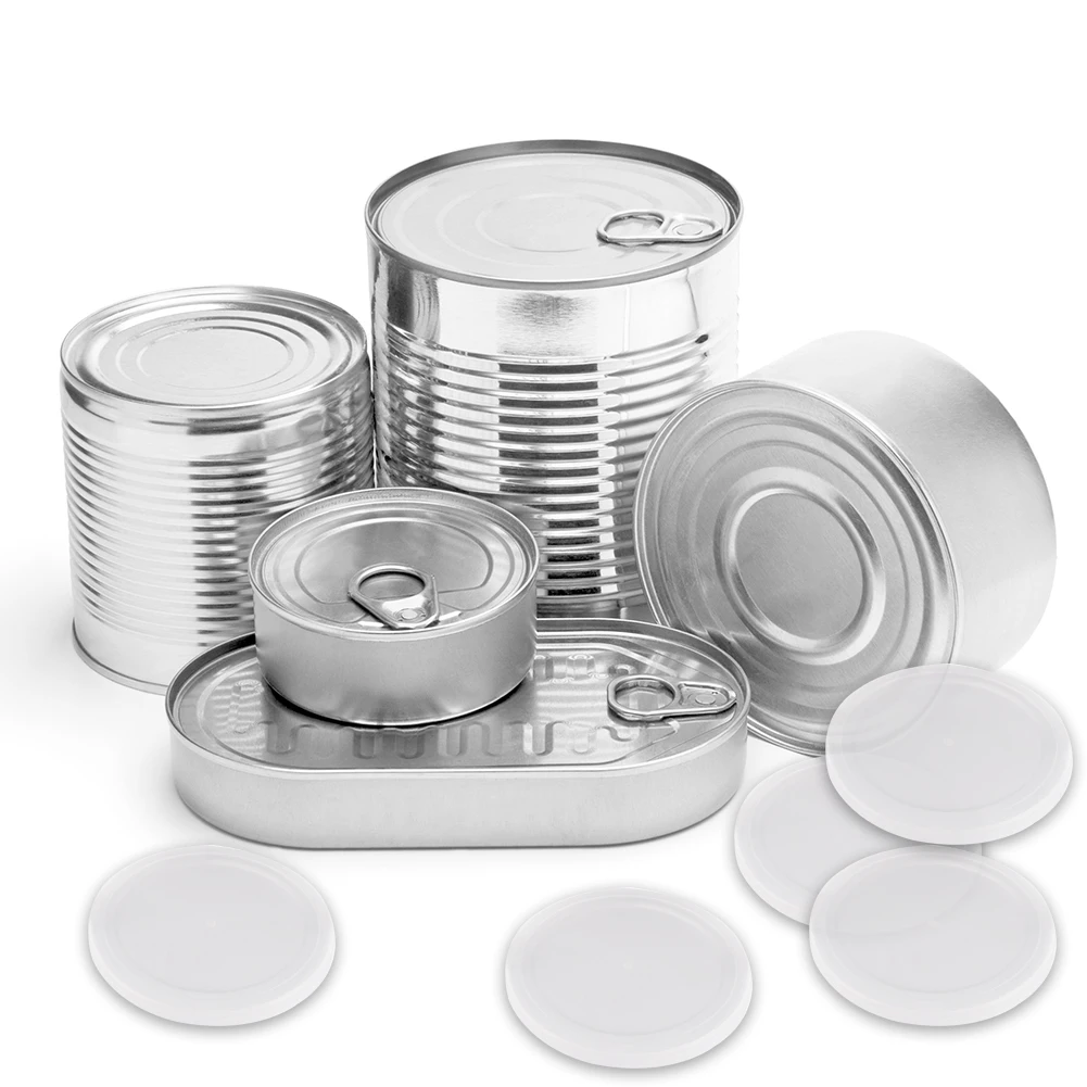 

5pcs Reusable Food Storage Tin Cover Cans Lids Round Dog Cat Canned Sealer Fresh Keep Dustproof Lids Pet Kitchen Gadget Supplies