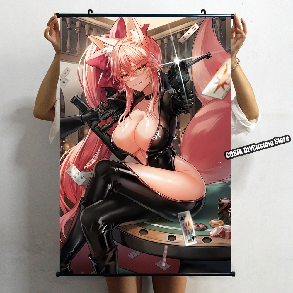 Популярная Аниме игра Fate/Grand Order Koyanskaya of light постер стена прокрутка домашний декор