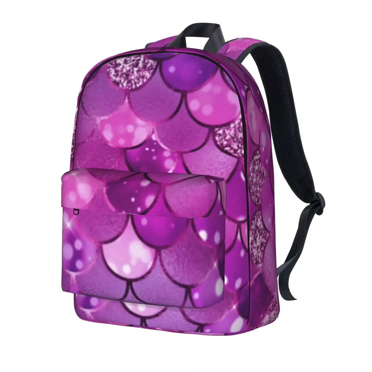 

Блестящий рюкзак с блестками в виде весы, красочные рюкзаки в уличном стиле с изображением Русалочки для девушек, походные дышащие школьные...