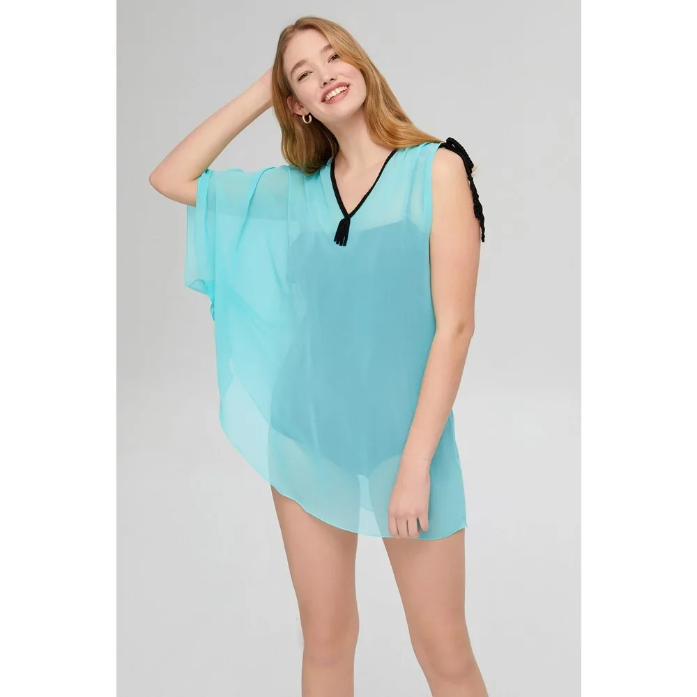 

Шифоновое парео с рукавами Dorlie Tek