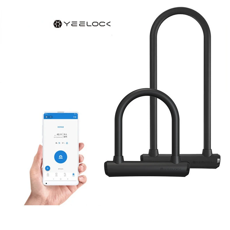 

Yeelock Smart U Lock sliding door Car Motorcycle Bike padlock window Password Waterproof To Phone APP Intelligent remote