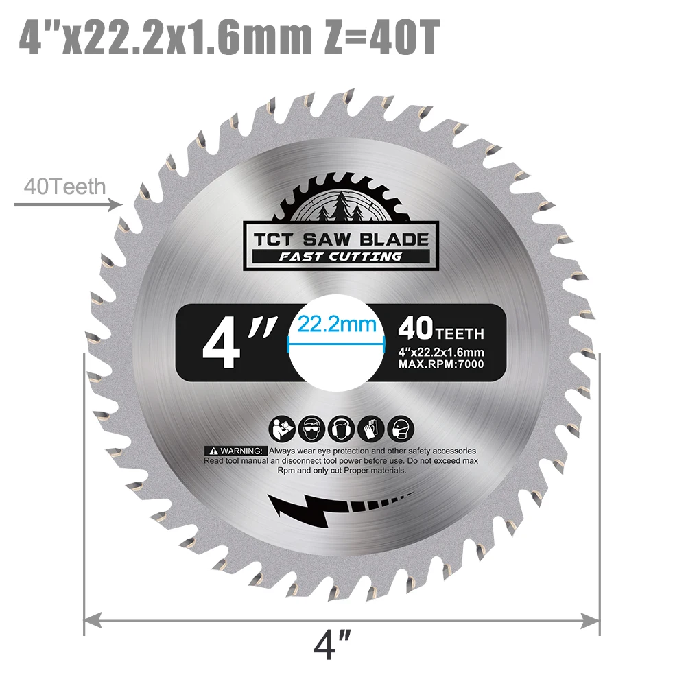 

Циркулярный диск xcan TCT для дерева 4/6/7/8 дюймов 30T 40T 60T