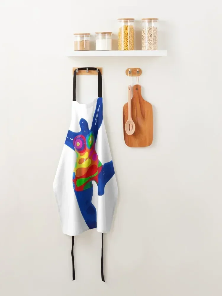 Blue Nana Biriney — фартук Niki de Saint Phalle для женских рабочих художников