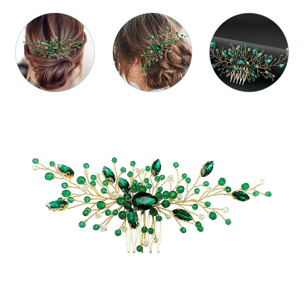 

Bridal Crystal Hair Comb Elegant Side Comb Wedding Headdress Bridal Headpiece