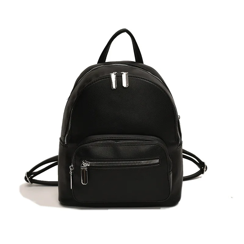 Новый однотонный рюкзак из мягкой пу кожи Tingting модный и простой