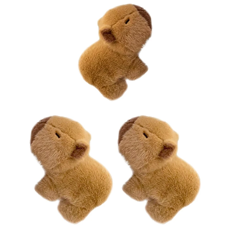 1Pcs- Toys Wristband Bracelet Capybara Plush Hand Ring Slap Circle Fun Circles Kids Birthday Gift