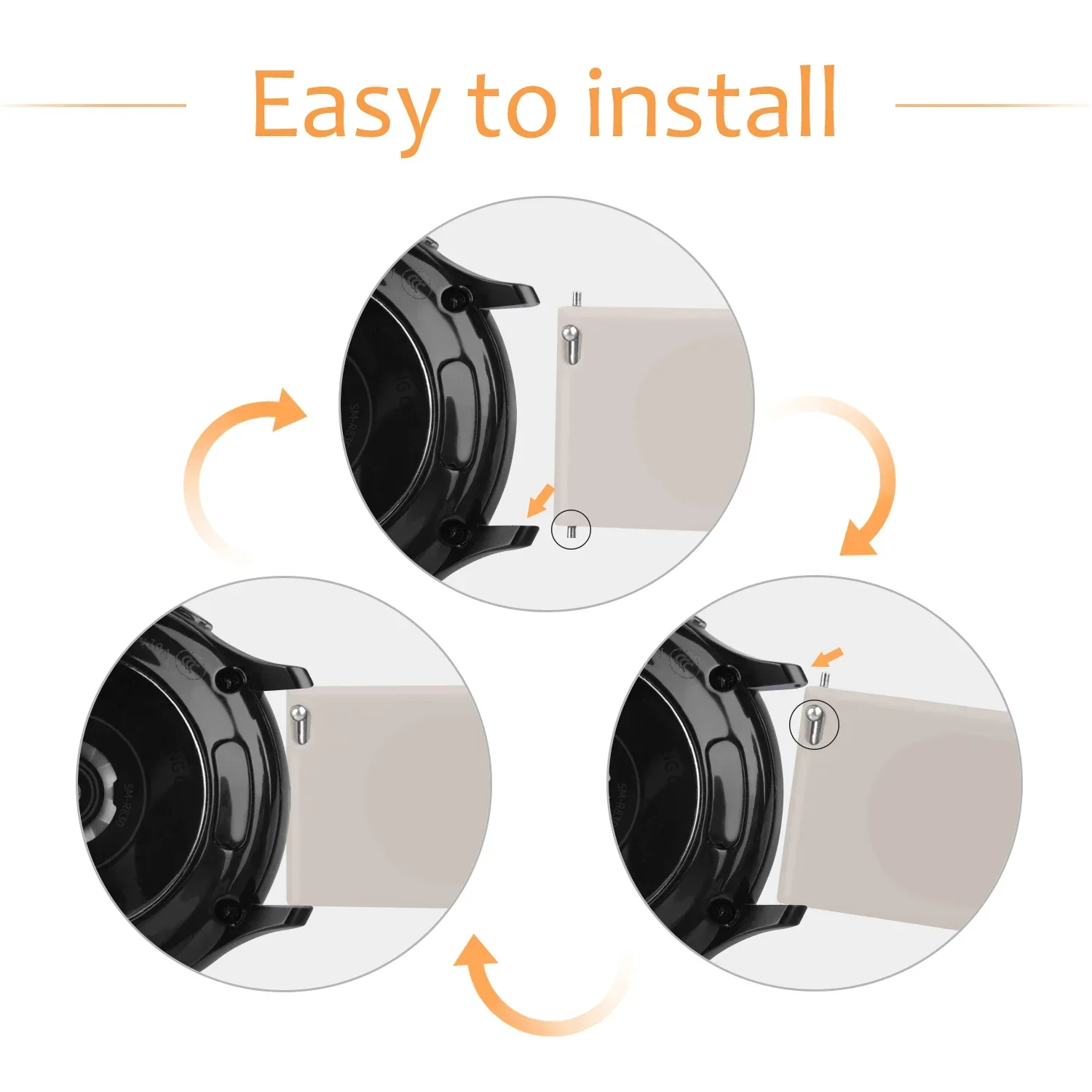 Ремешок силиконовый для Garmin Vivoactive 4 3 Music Benz Sq 2 Plus Forerunner 245 645 55 158/Vivomove 20 мм 22