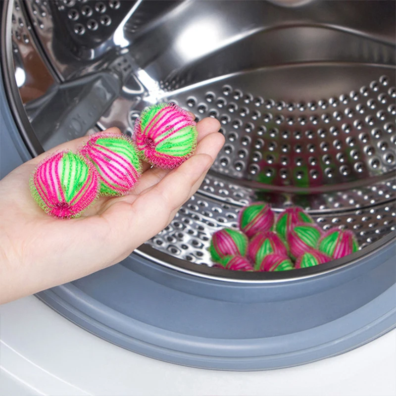 

Magic Washing Machine Hair Remover Laundry Ball Clothes Personal Care Hair Ball Cleaning Ball Grabs Fuzz Hair Lint Catcher
